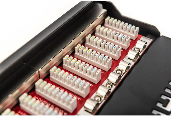 Panel krosowy Digitus CAT 6A 12-port 1U 10" (DN-91612S-EA) - obraz 6