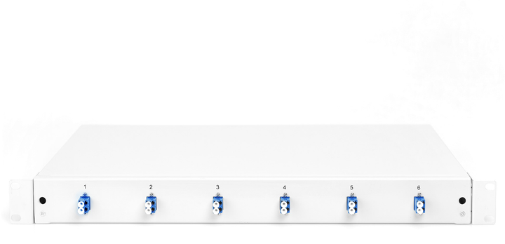 Panel optyczny Digitus Professional 19" 1U 6 x LC DX, OS2, szafa serwerowa/zespół stelaża (DN-96330/9) - obraz 3