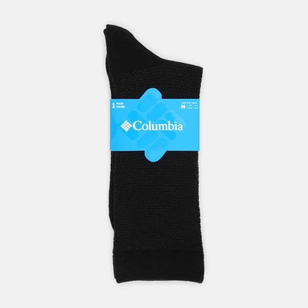 Носки женские высокие хлопковые Columbia Crew S7019484-BLK S (35-38) Графитовые (2990024442673) - Фото 1 Носки женские высокие хлопковые Columbia Crew S7019484-BLK S (35-38) Графитовые (2990024442673) - изображение 1