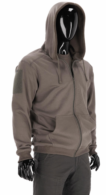 Тактический Худи на молнии милитари Casual Zipped Hoodie 281z Olive Drap S - изображение 2