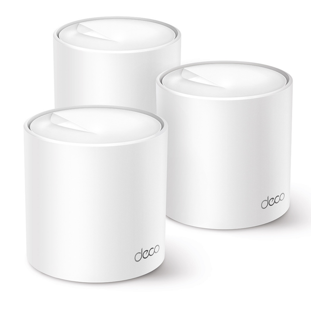 Домашняя Mesh Wi-Fi система TP-Link Deco X50(3-pack) 3000 Мбит/с Белый - Фото 1 Домашняя Mesh Wi-Fi система TP-Link Deco X50(3-pack) 3000 Мбит/с Белый - изображение 1
