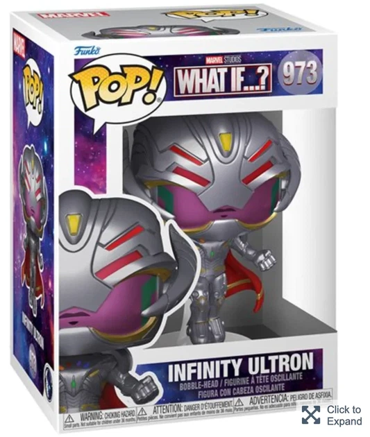 Фигурка коллекционная Funko Pop Infinity Ultron What If Ultron #973 винил 10 см (FP WI IU973) - изображение 2