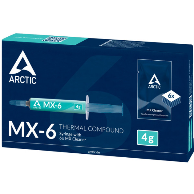 Термопастая Arctic MX-6 4g + 6шт. MX Cleaner (ACTCP00084A) - изображение 3