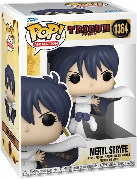Фигурка коллекционная Фанко Поп Триган Мерил Страйф Funko Pop Trigun Meryl Stryfe 10 см W T MS 1364 (W T MS 1364) - изображение 3