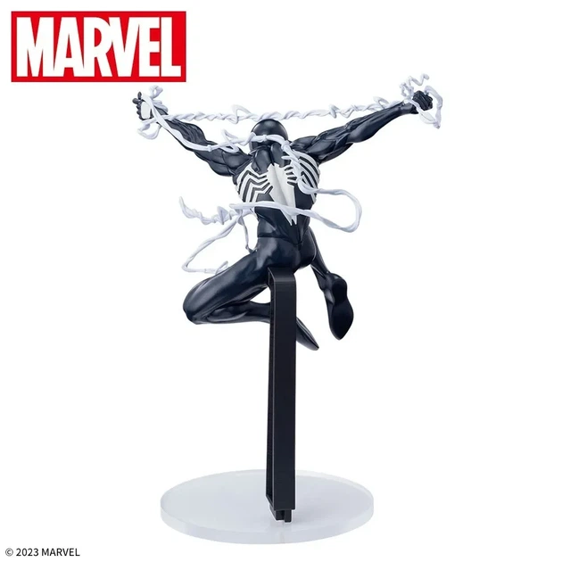 Фігурка колекційна комікс SEGA Luminasta Marvel Spider-Man Марвел Людина-павук Black Costume 12 см S L M SM 12 (S L M SM 12) - зображення 3