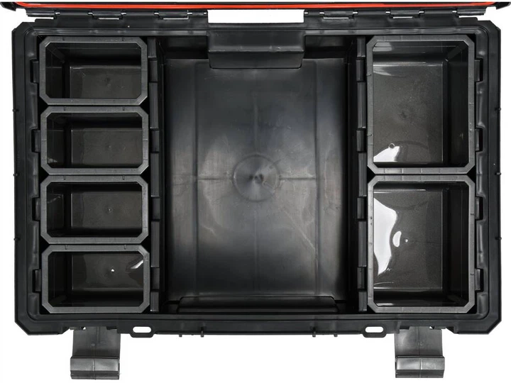Skrzynka na narzędzia YATO modułowa 32V S1 2 przegrody 584x385x295 mm plastikowa (YT-091691) - obraz 5