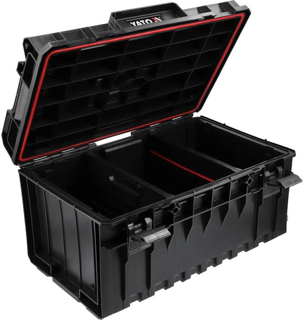 Skrzynka systemowa YATO 32T S1 plastikowa 585x385x320 mm (YT-09167) - obraz 2