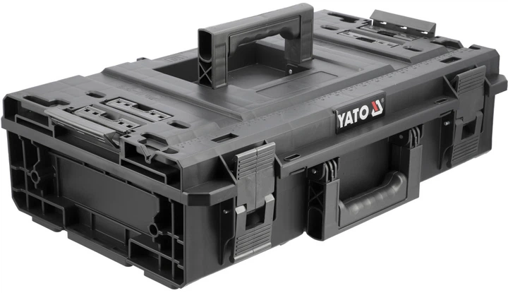 Ящик для інструментів YATO модульний 19V S1 2 перегородки 584x385x165 мм пластиковий (YT-091692) - зображення 2