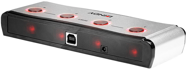 Адаптер Lindy USB Type B - 4x RS232 (4002888428583) - зображення 4