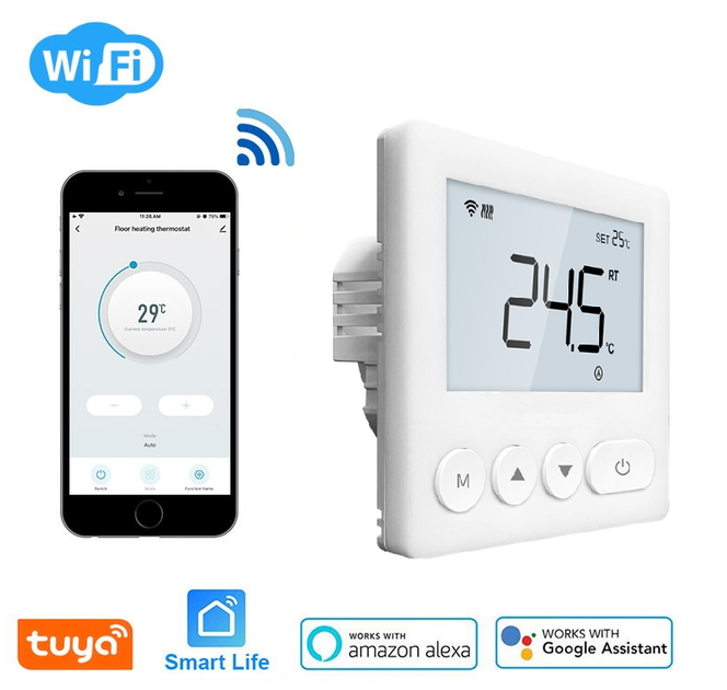 Теплый пол с регулятором 4HEAT FilmKit WiFi 5 м² комплект инфракрасной пленки (4HT.FKWF.5M) - изображение 2