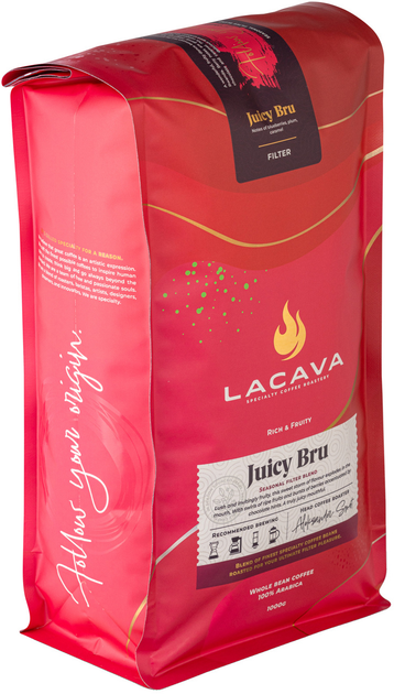 Кава в зернах LaCava Juicy Bru 1 кг (5905215161261) - зображення 2