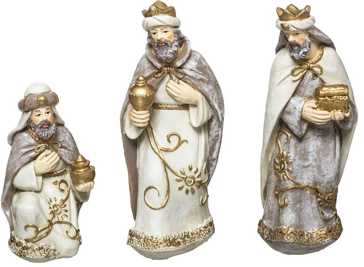 Різдвяний вертеп Feeric Lights & Christmas 11 фігурок 25 см (3560237533360) - зображення 6