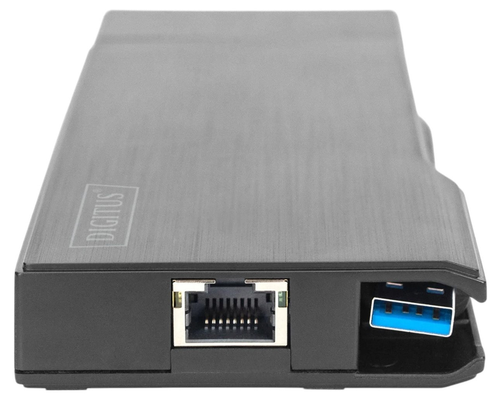 Stacja dokująca Digitus USB Type-A 7 portów Black (DA-70894) - obraz 3