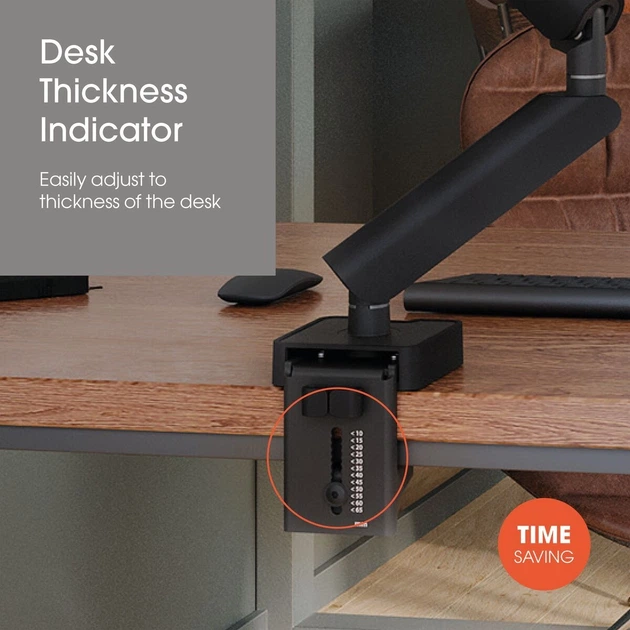 Кронштейн для монітора Vogel's MOMO 4137 Monitor Arm Motion Plus (black) - Фото 7 Кронштейн для монітора Vogel's MOMO 4137 Monitor Arm Motion Plus (black) - зображення 7