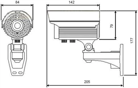 Наружная камера SMaBiT Bitron Video B-Focus Vari II Bullet для умного дома - Фото 6 Наружная камера SMaBiT Bitron Video B-Focus Vari II Bullet для умного дома - изображение 6