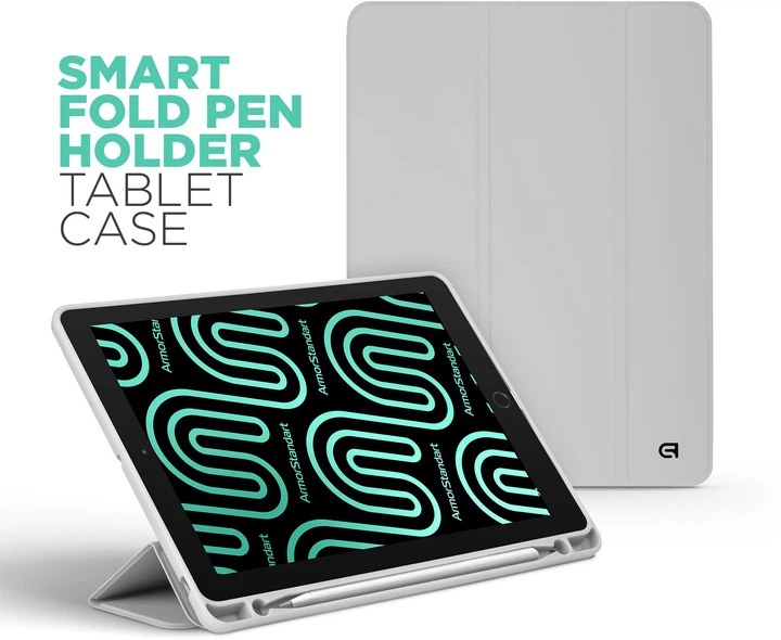 Чехол для планшета ArmorStandart Smart Fold Pen для Apple iPad Pro 11 2025/2024 с креплением для стилуса Apple Pencil Light Grey (ARM78132) - Фото 3 Чехол для планшета ArmorStandart Smart Fold Pen для Apple iPad Pro 11 2025/2024 с креплением для стилуса Apple Pencil Light Grey (ARM78132) - изображение 3