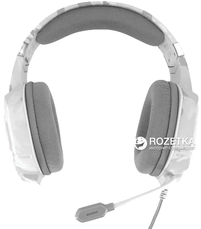 Наушники Trust GXT 322W Gaming Headset White Camouflage (TR20864) - изображение 2