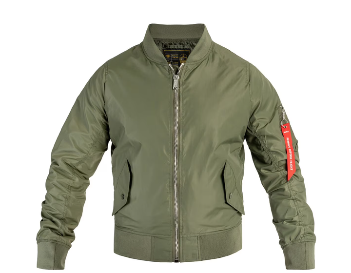 Бомбер куртка Mil-Tec MA1 Summer Olive 10401501 размер L - Фото 1 Бомбер куртка Mil-Tec MA1 Summer Olive 10401501 размер L - изображение 1