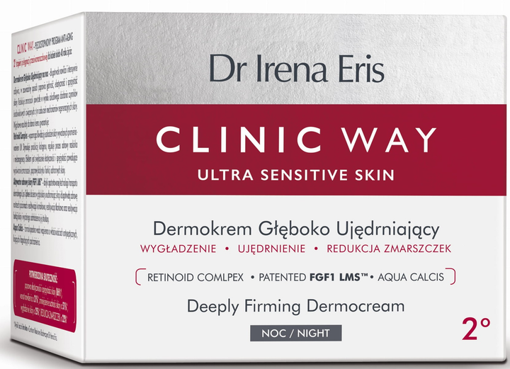 Krem do twarzy Dr. Irena Eris Clinic Way 2° głęboko ujędrniający na noc 40+ 50 ml (5900717570511) - obraz 2