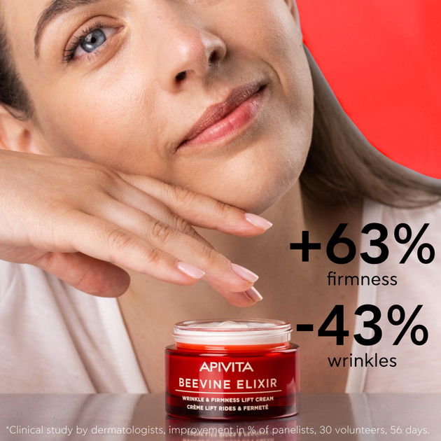 Krem do twarzy Apivita Beevine Elixir przeciwzmarszczkowy 50 ml (5201279094188) - obraz 4