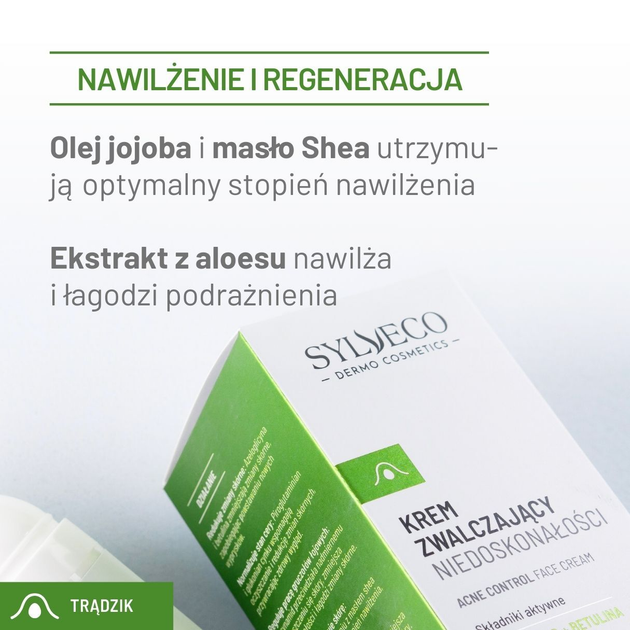 Krem do twarzy Sylveco Dermo Trądzik zwalczający niedoskonałości 50 ml (5902249019728) - obraz 5