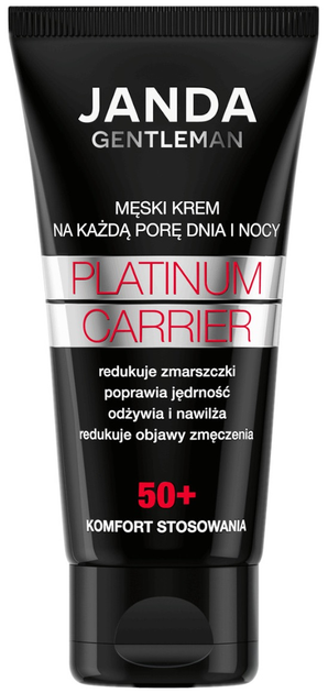 Крем для обличчя для чоловіків Janda Gentleman Platinum Carrier 50+ проти зморшок 50 мл (5903899661343) - зображення 1