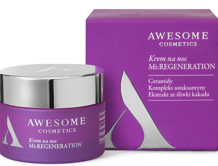 Krem do twarzy Awesome Mi:Regeneration na noc 50 ml (5905610706036) - obraz 1