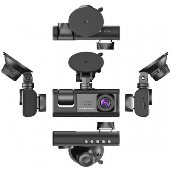 Відеореєстратор Full HD на 3 камери DVR C1 CarDvrCam - изображение 4