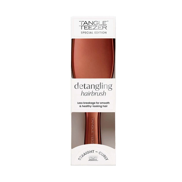 Расческа для волосTangle Teezer The Ultimate Detangler Chrome Chocolate Bronze - изображение 3