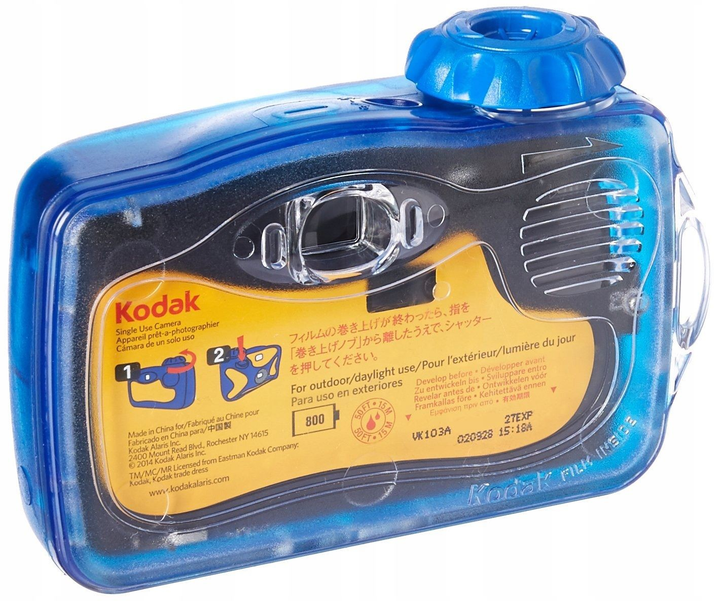 Aparat jednorazowy Kodak Water Sport 27 zdjęć Blue (0041778004708) - obraz 3