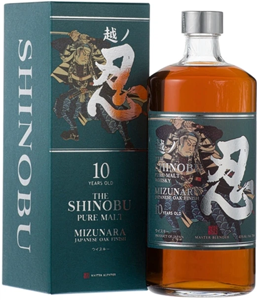 Віскі Shinobu Pure Malt 10 років витримки 0.7 л 43% у подарунковій