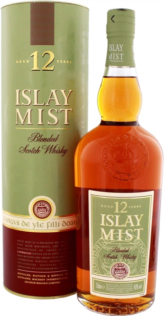 Віскі Islay Mist 12 років витримки 1 л 40% у подарунковій упаковці (5024546377735) - Фото 1 Віскі Islay Mist 12 років витримки 1 л 40% у подарунковій упаковці (5024546377735) - зображення 1