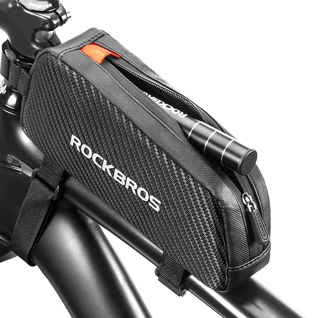 Велосумка Rockbros 039BK на раму з плетінням 1 л Black (7683507141730) - зображення 4