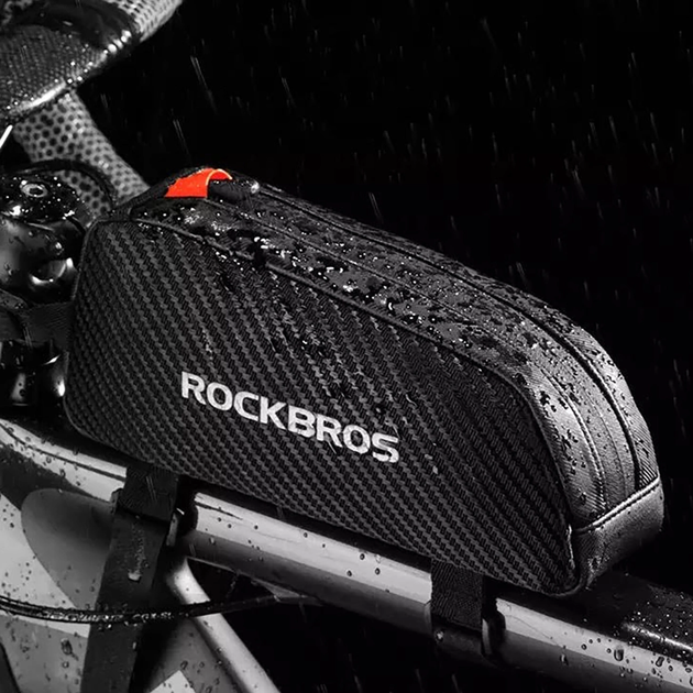 Велосумка Rockbros 039BK на раму з плетінням 1 л Black (7683507141730) - зображення 9