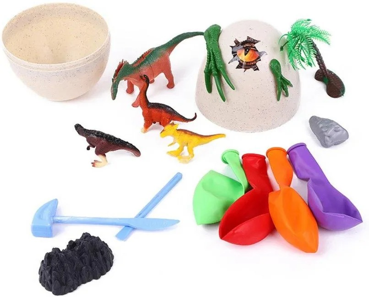 Набір для творчості LEAN Toys яйця з динозаврами 6 шт (5905991020493) - зображення 3
