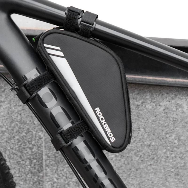 Велосумка Rockbros B55-BK на раму 0.7 л Black (7683507141617) - зображення 11