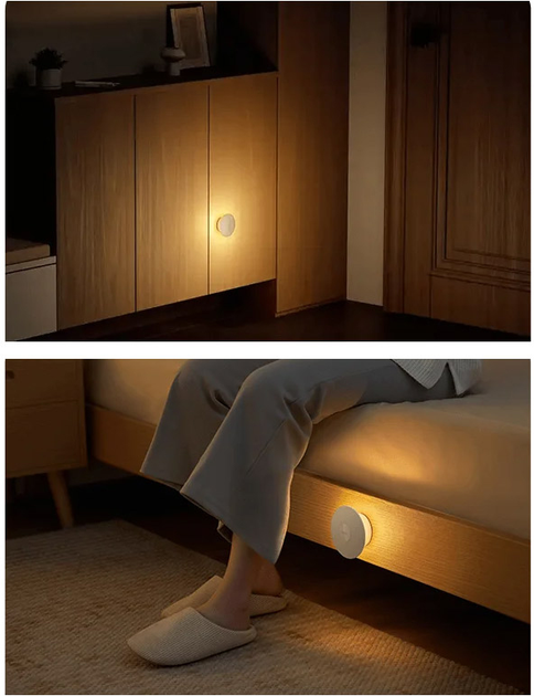 Lampka nocna na baterie Xiaomi Motion Sensor Night Light 3 White (BHR8978GL) - obraz 3