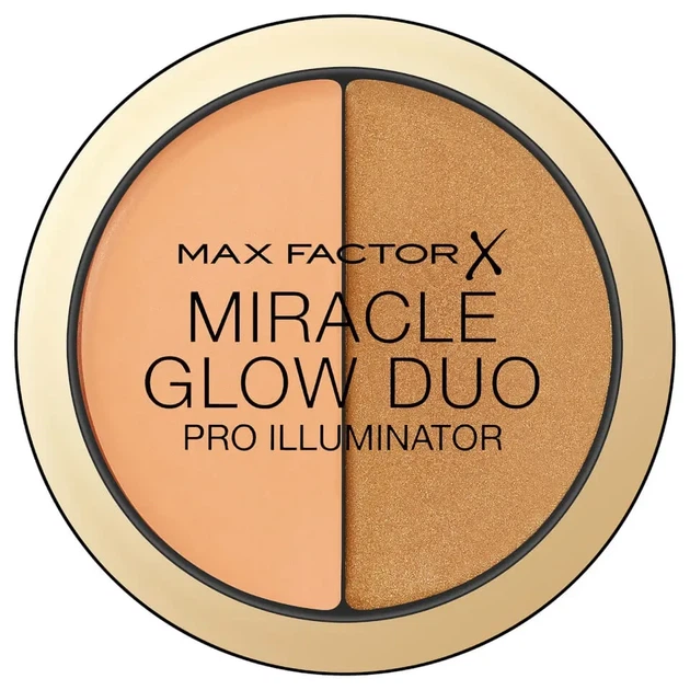 Хайлайтер Max Factor Miracle Glow Duo 30 8 Г Deep Темно Бежевый - Фото 1 Хайлайтер Max Factor Miracle Glow Duo 30 8 Г Deep Темно Бежевый - зображення 1