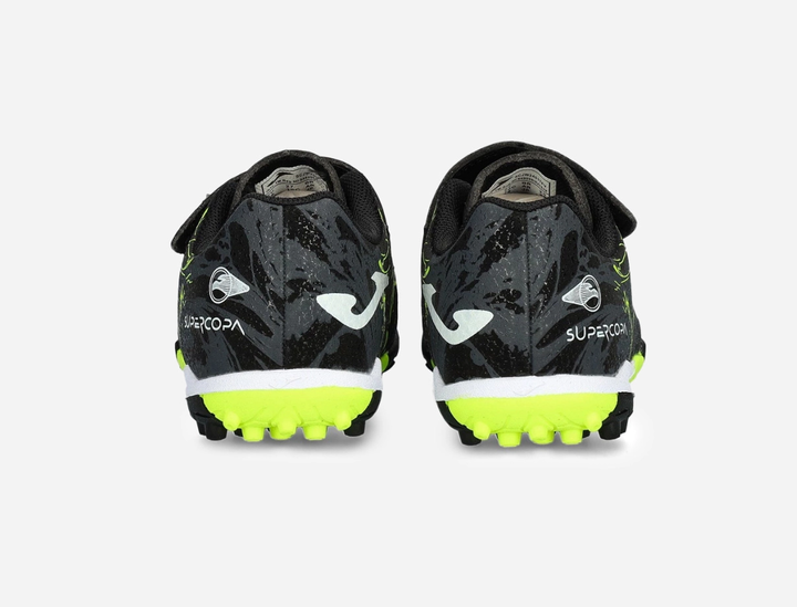 Дитячі футбольні сороконіжки Joma SUPER COPA — SCJW2401TFV - 36 - Чорний - зображення 4