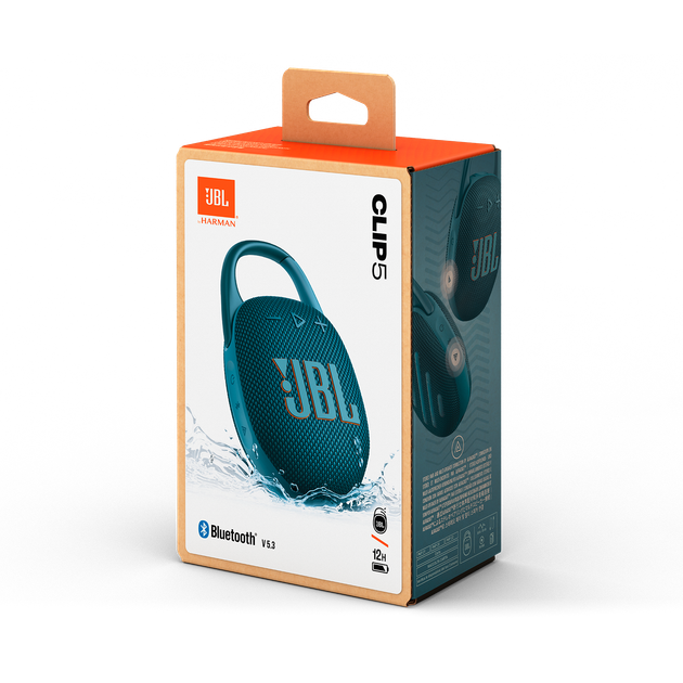 Акустическая система JBL Clip 5 Blue (CLIP5BLU) - изображение 9