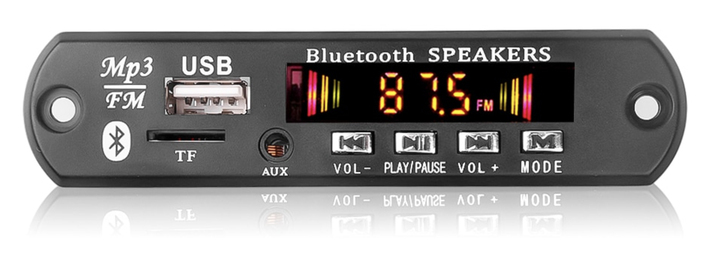 Аудиоплеер автомобильный 6-18В с Bluetooth 5.0 - USB, MP3, WAV, FM-радио, AUX, TF - Фото 7 Аудиоплеер автомобильный 6-18В с Bluetooth 5.0 - USB, MP3, WAV, FM-радио, AUX, TF - изображение 7