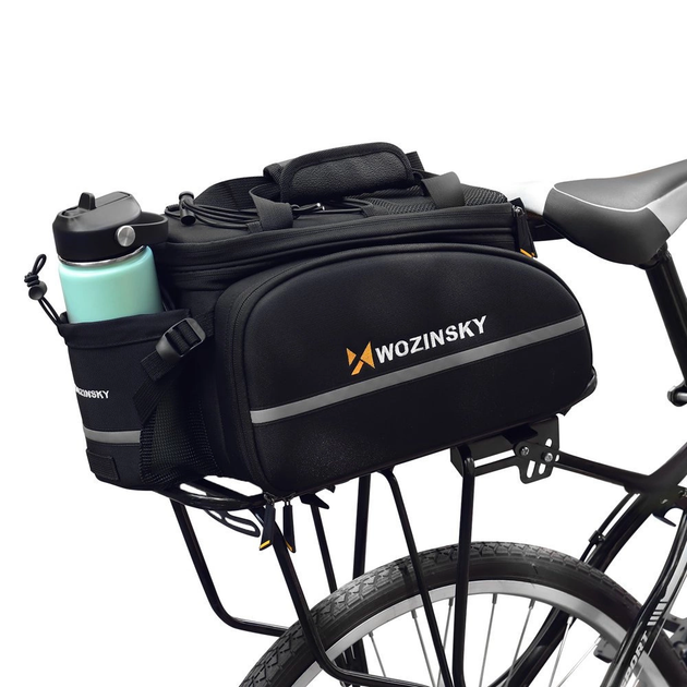 Велосумка Wozinsky WBB19BK на багажник 35 л Black (5907769300615) - зображення 8