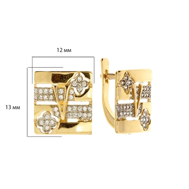 Сережки Diamant С3003 (542779) - зображення 2