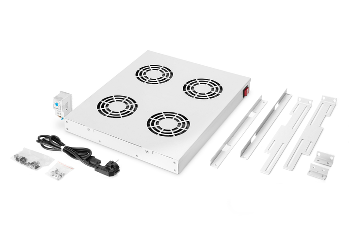 Модуль вентилятора Digitus DN-19 FAN-4-HO 483 mm Grey - зображення 5