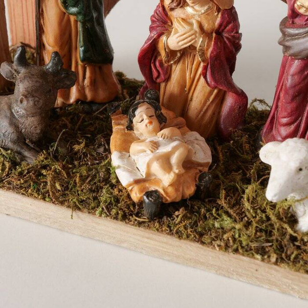 Scenka Boże Narodzenie Boltze Marona ze zwierzętami 11 cm (4066076440900) - obraz 3