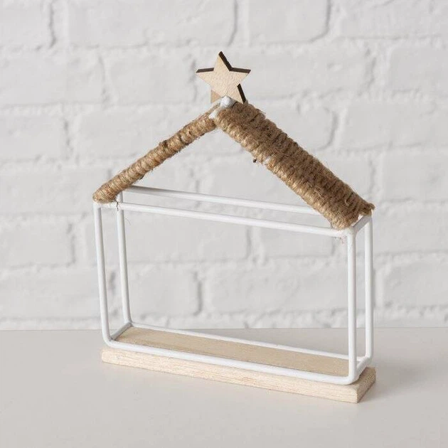 Різдвяний вертеп Boltze Serua мінімалістичний 10 фігурок 18,2 см (4066076431120) - зображення 3