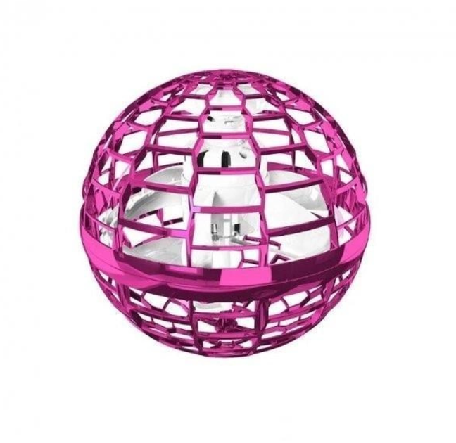 Літаючий куля, що світиться Flying spinner FlyNova PRO спіннер бумеранг для дітей Рожевий (KG-11608) - зображення 3