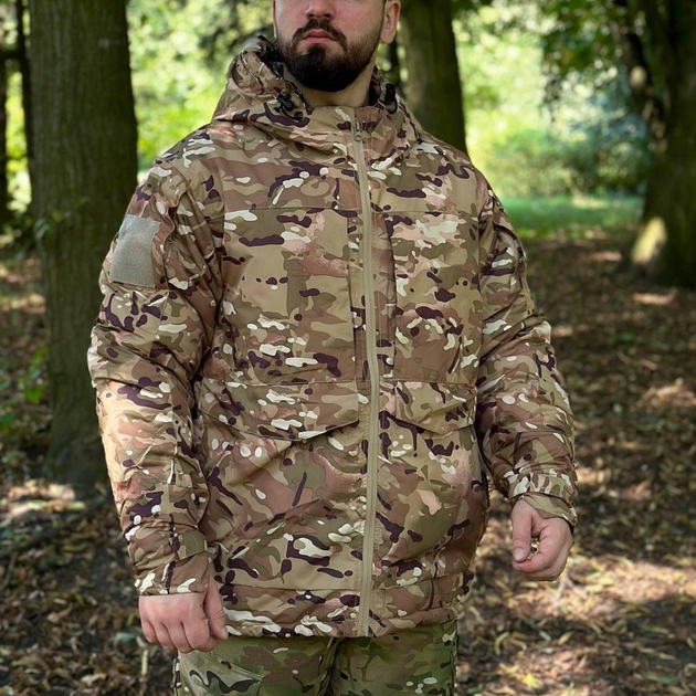 Чоловіча зимова Куртка з підкладкою Omni-Heat до - 35 °C / Парка з мембраною Gore-Tex мультикам розмір 3XL - зображення 1