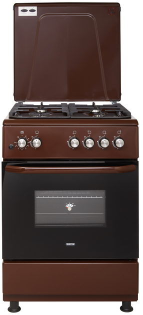 Плита газовая ELEYUS CAST 6001 CF BR + Вытяжка ELEYUS Line I 60 BR (комплект) - изображение 2