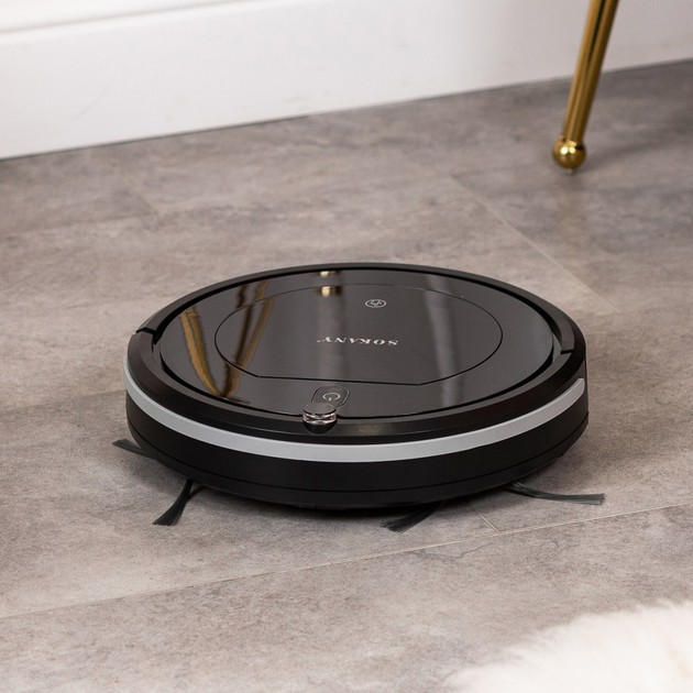 Робот-пилосос SmartClean SK-13017 від Sokany – Безшумний розумний пилосос для дому з дистанційним керуванням - зображення 5